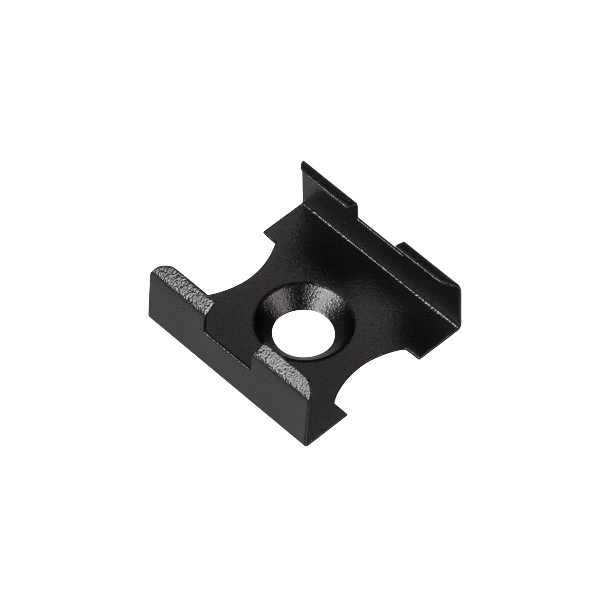 Крепеж монтажный PDS45-T BLACK 034897 - Монтажный крепеж для углового профиля PDS45-T, окрашенный в чёрный цвет (RAL9005). Крепление на поверхность и для соединения профилей между собой.