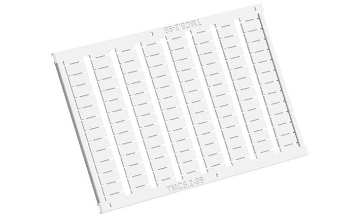 Маркировка  TMC5.2-96/31...40V - Маркировочные шильдики для клемм TU/TP/TC, сечением 2,5 мм кв., 96 шильдиков, нанесенные символы: 31…40 с вертикальным расположением, цвет белый