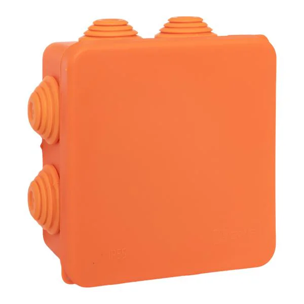 Коробка огнестойкая E45 85х85х40мм с клеммниками 4 полюса 0,5-6мм2 IP55 HF EKF