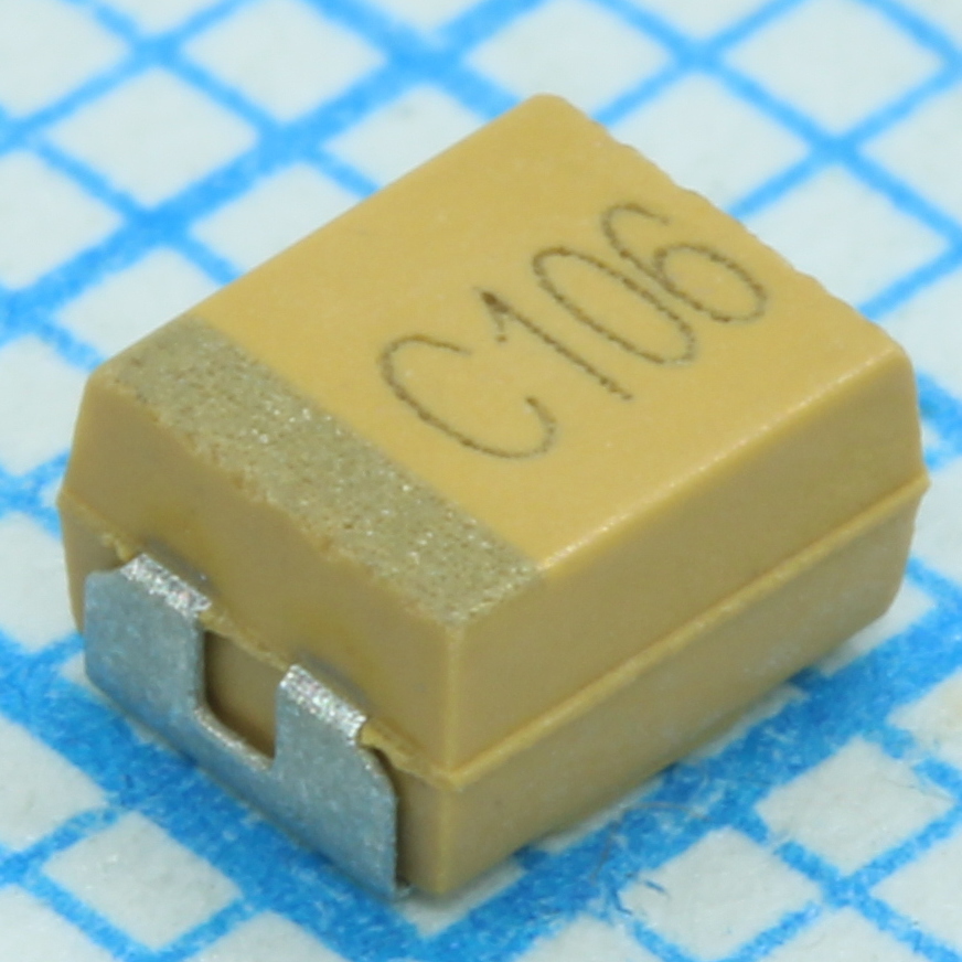 TS20001E6R8KBT000R - ЧИП-конденсатор танталовый 6.8мкФ ±10% 25В типоразмер B (3.5 X 2.8 X 1.9мм) 125С лента на катушке
