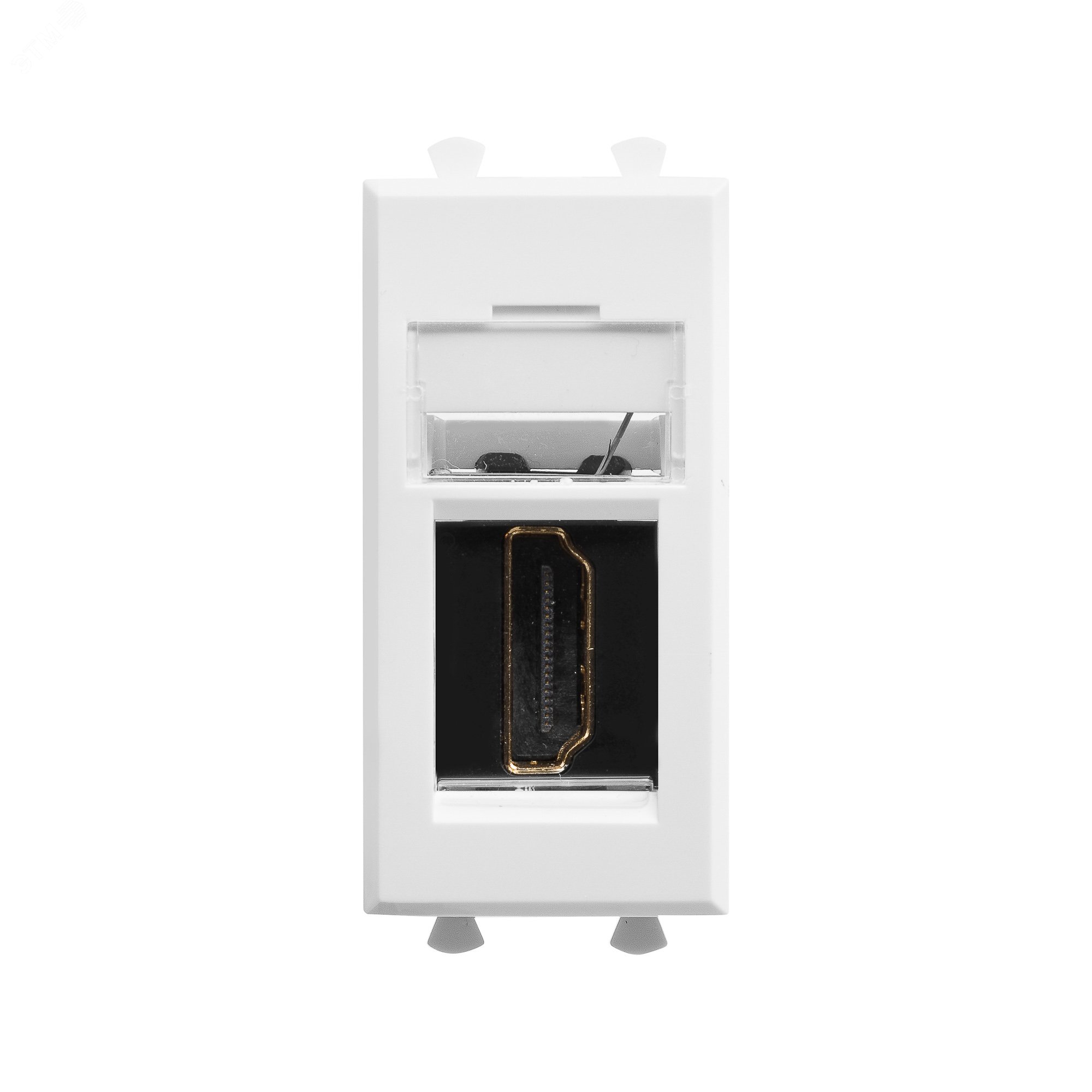 Розетка HDMI 1мод. Avanti "Белое облако" тип А-А модульная 4400251