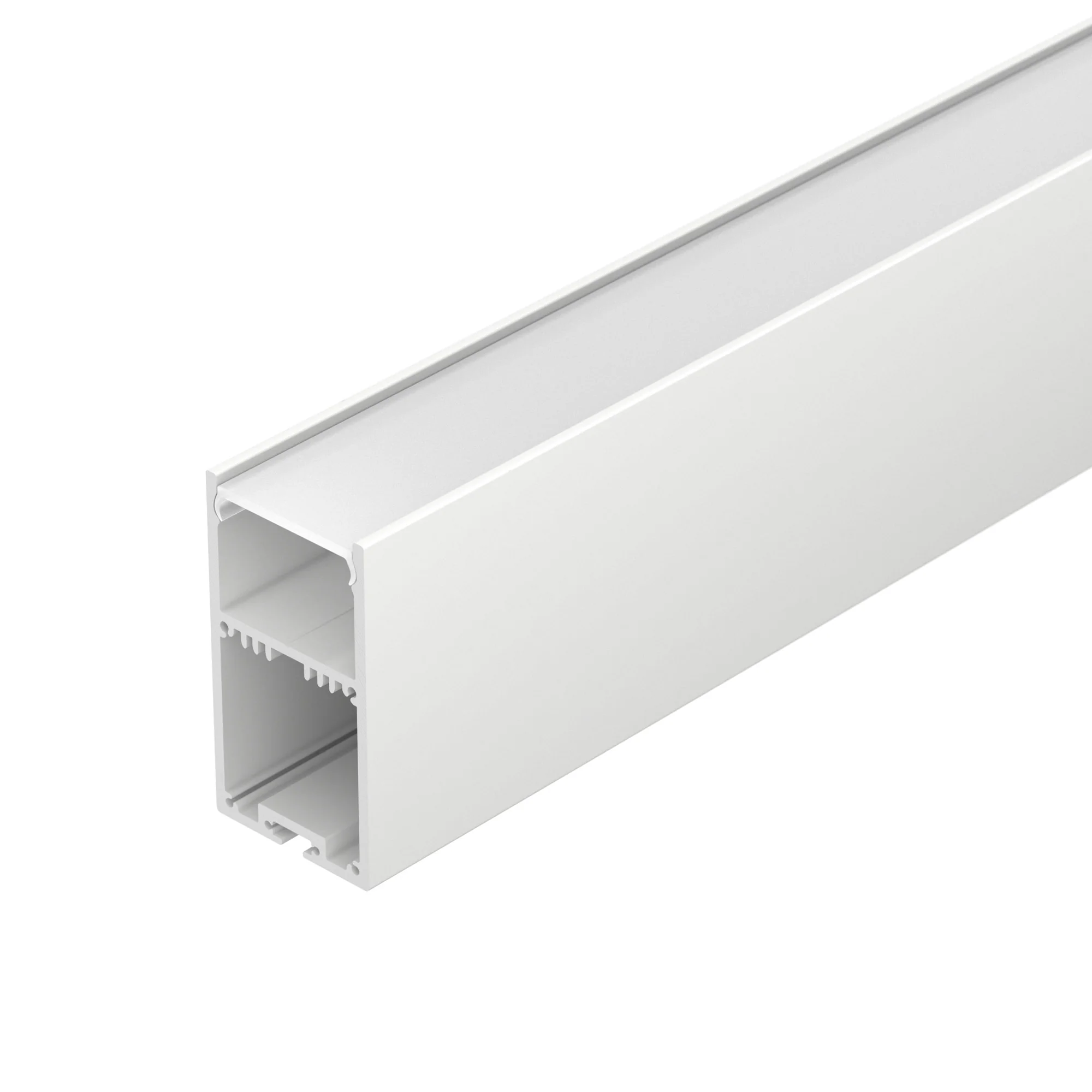 Профиль с экраном SL-LINE-3667-2500 WHITE+OPAL 036303 - Комплект с экраном. Алюминиевый профиль для светодиодных лент и линеек. Цвет - белый RAL9003 (порошковая окраска). Габаритные размеры (LхWхH): 2500x36x67 мм. Ширина площадки для ленты 32 мм. Отсек дл