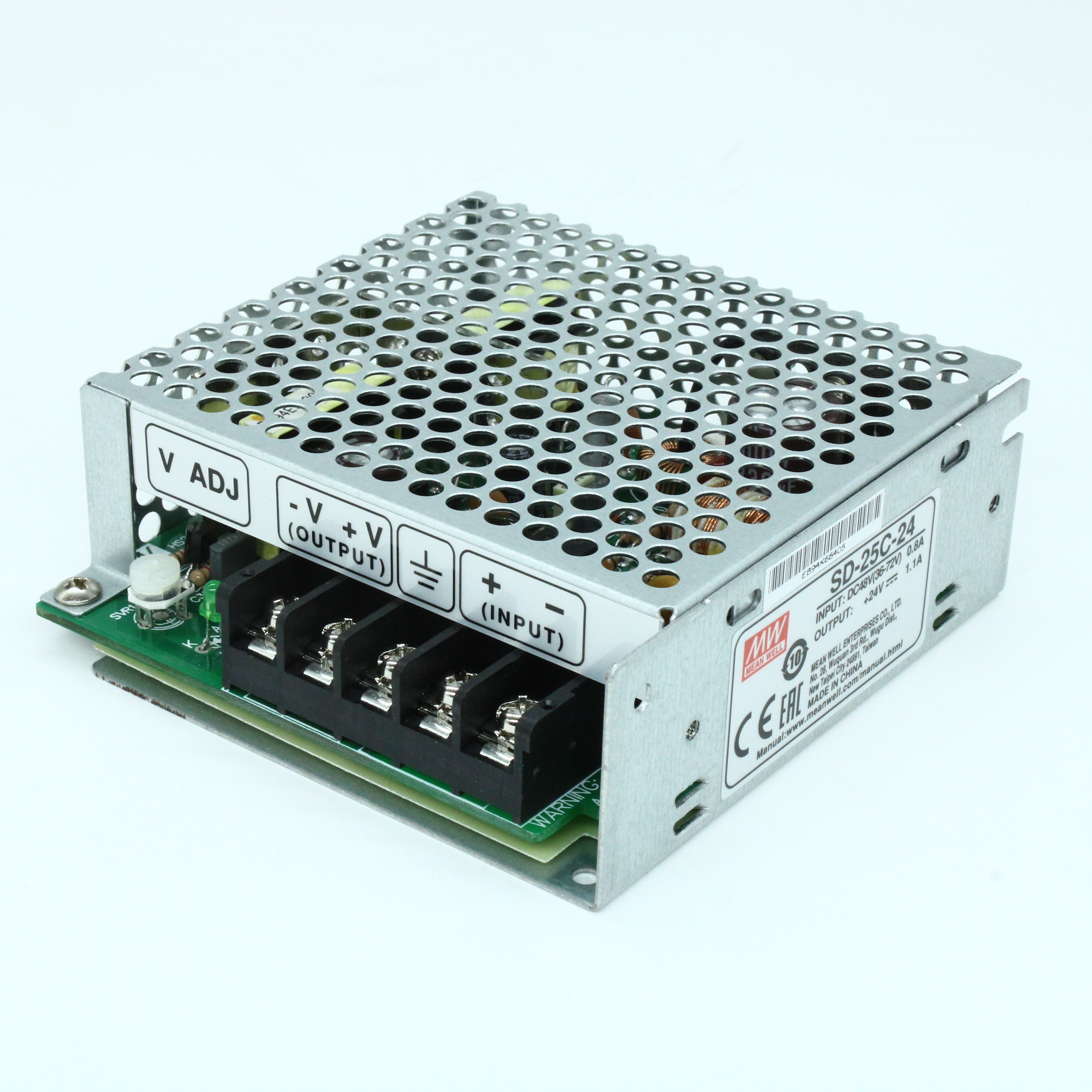 SD-25C-24 - DC-DC, 25Вт, Uвх=36 - 72В, Uвых=24В/1.1А, изоляция 1500В DC, рег. Вых=±10%Uном, в кожухе 99х97х35мм, -10°С…+60°С