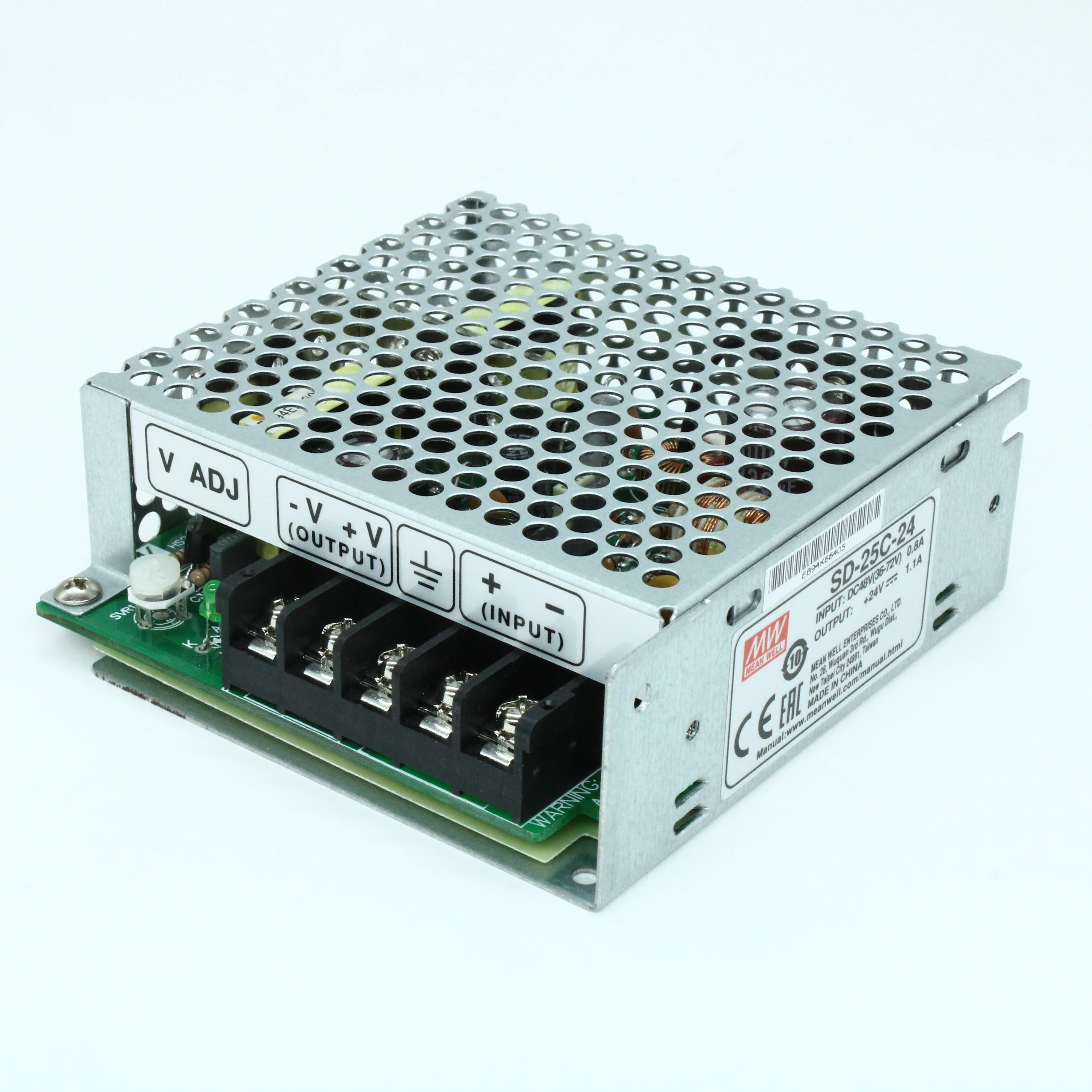 SD-25C-24 - DC-DC, 25Вт, Uвх=36 - 72В, Uвых=24В/1.1А, изоляция 1500В DC, рег. Вых=±10%Uном, в кожухе 99х97х35мм, -10°С…+60°С
