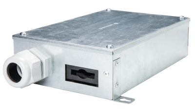 Адаптер GST18I5A SE F8 - Распределительная коробка на плоский кабель 5G10, серия gesis NRG, металл