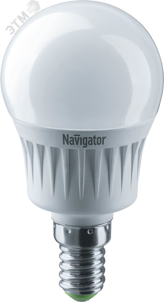 Лампа светодиодная LED 7вт E14 белый шар 18943