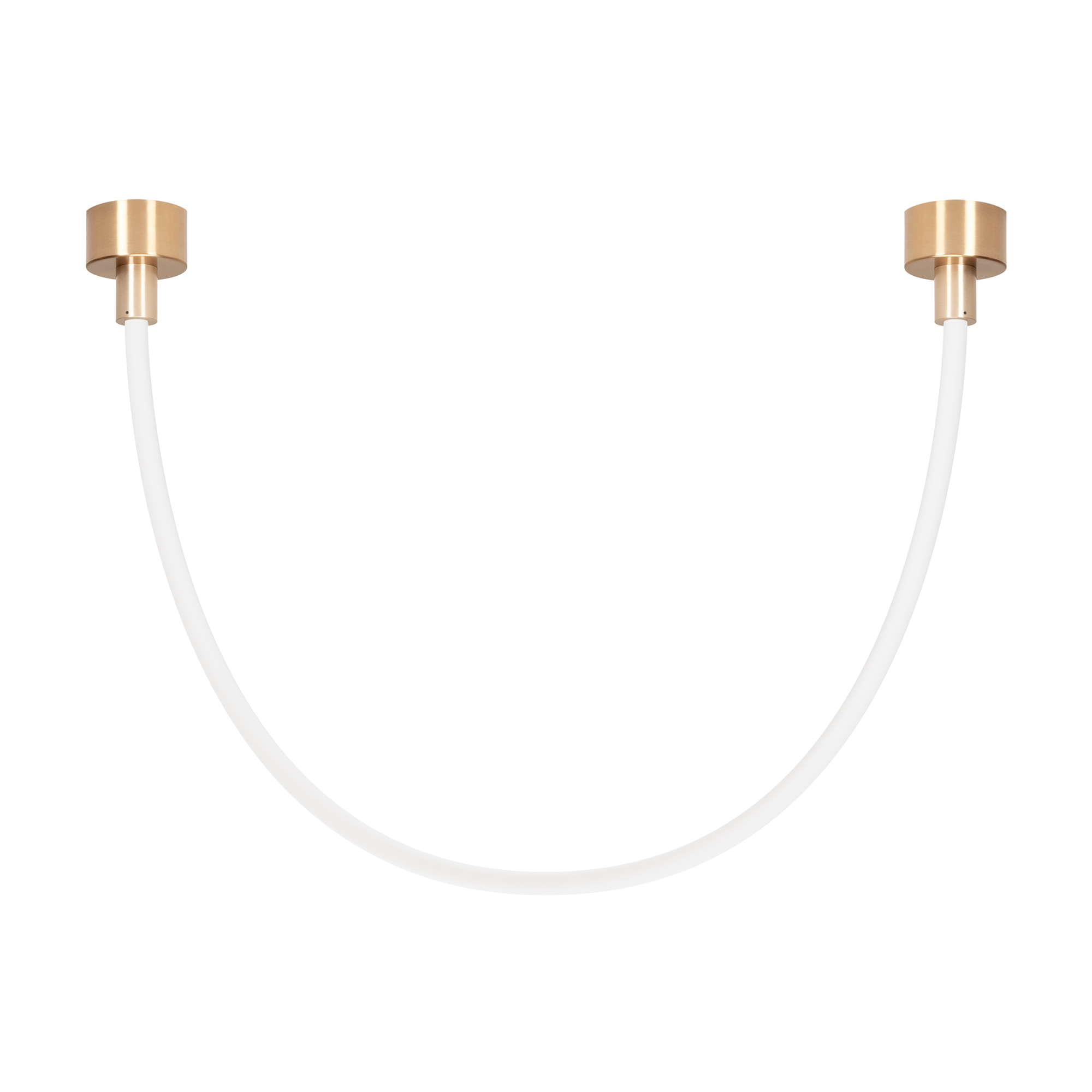 Светильник SP-TROPIC-SURFACE-R18-L1200-18W Warm3000 (GD, 360 deg, 230V) 043402 - Подвесной светильник. Мощность 18 Вт, св. поток 980 лм, 54 лм/Вт, тёплый 3000 K, CRI>90, угол 360°, напряжение питания 230 В. Золотой круглый корпус из стали, силиконовая гер