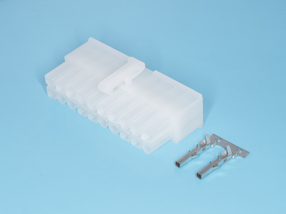 MF-20F - Разъем питания Mini-Fit 20 контактов, гнездо на кабель, шаг 4,2мм