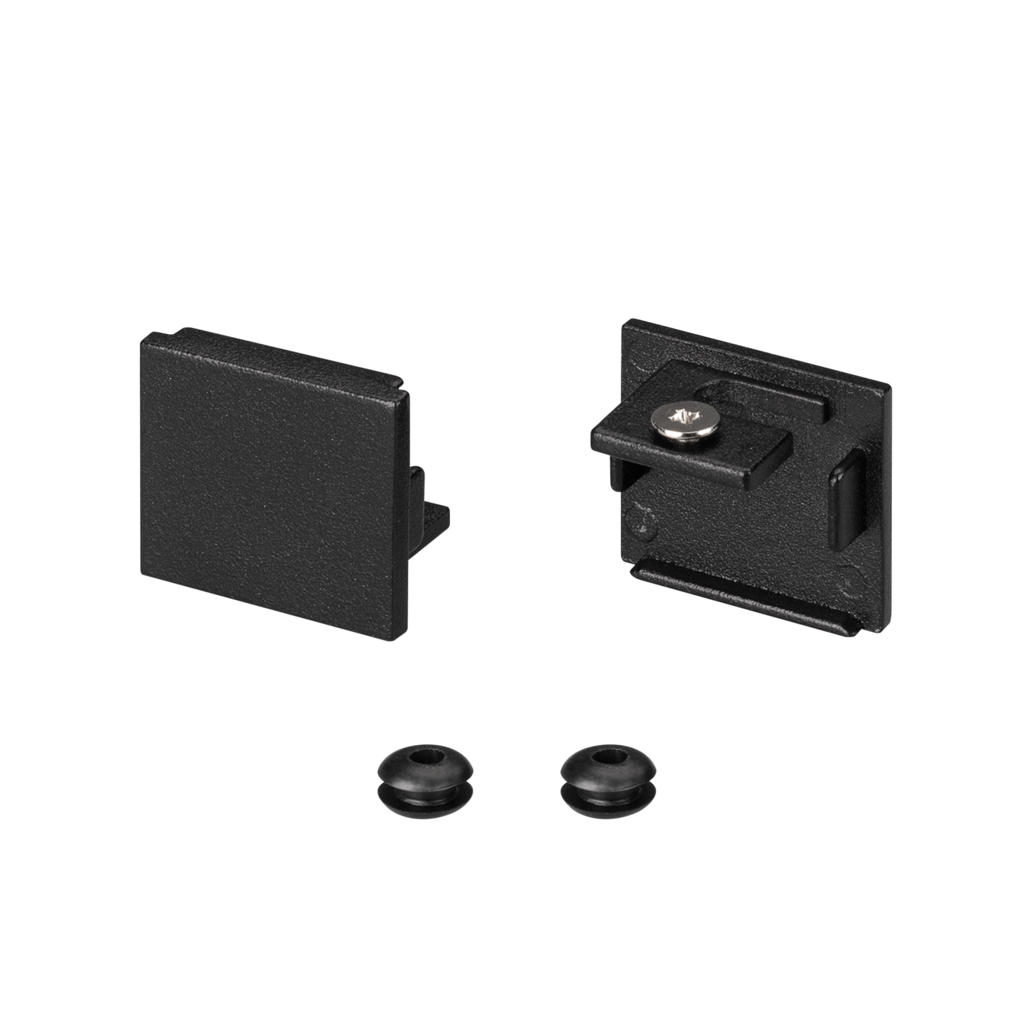 Заглушка SL-LINE-2522 BLACK глухая 033040 - Пара заглушек чёрного цвета (без отверстия) для профиля SL-LINE-2522-2500 BLACK. В комплекте 2 заглушки. Цена за комплект.