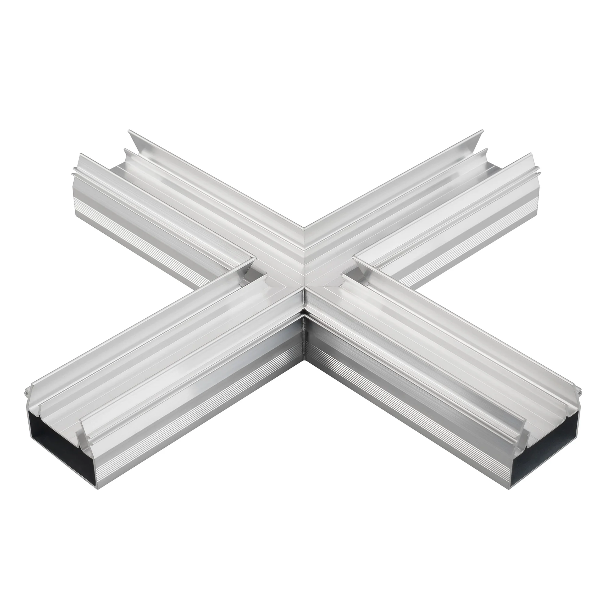 Угол STRETCH-S-35-CEIL-CENTER-X90 крестовой (GAMMA35) 046877 - Угловой соединитель крестовой 90 градусов профиля STRETCH-S-35-S-CEIL-CENTER-2000 (GAMMA35). Цена за штуку.