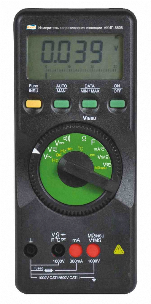 АКИП-8608 - Измеритель сопротивления изоляции