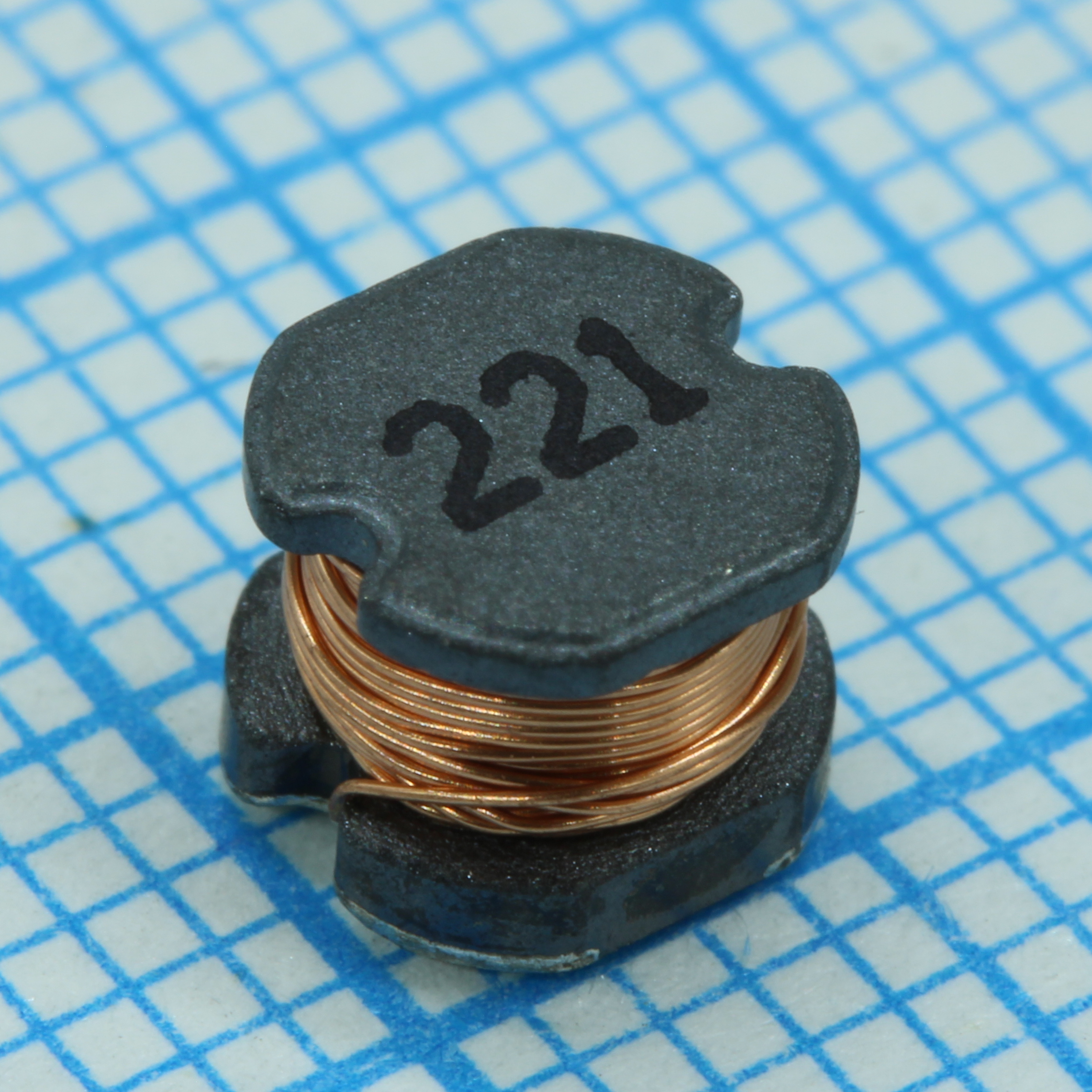 SDR0504-221K-0.44A - ЧИП-индуктивность силовая 100кГц 220мкГн ±10%, 0.44A, DCR 1.57Ом 20Q