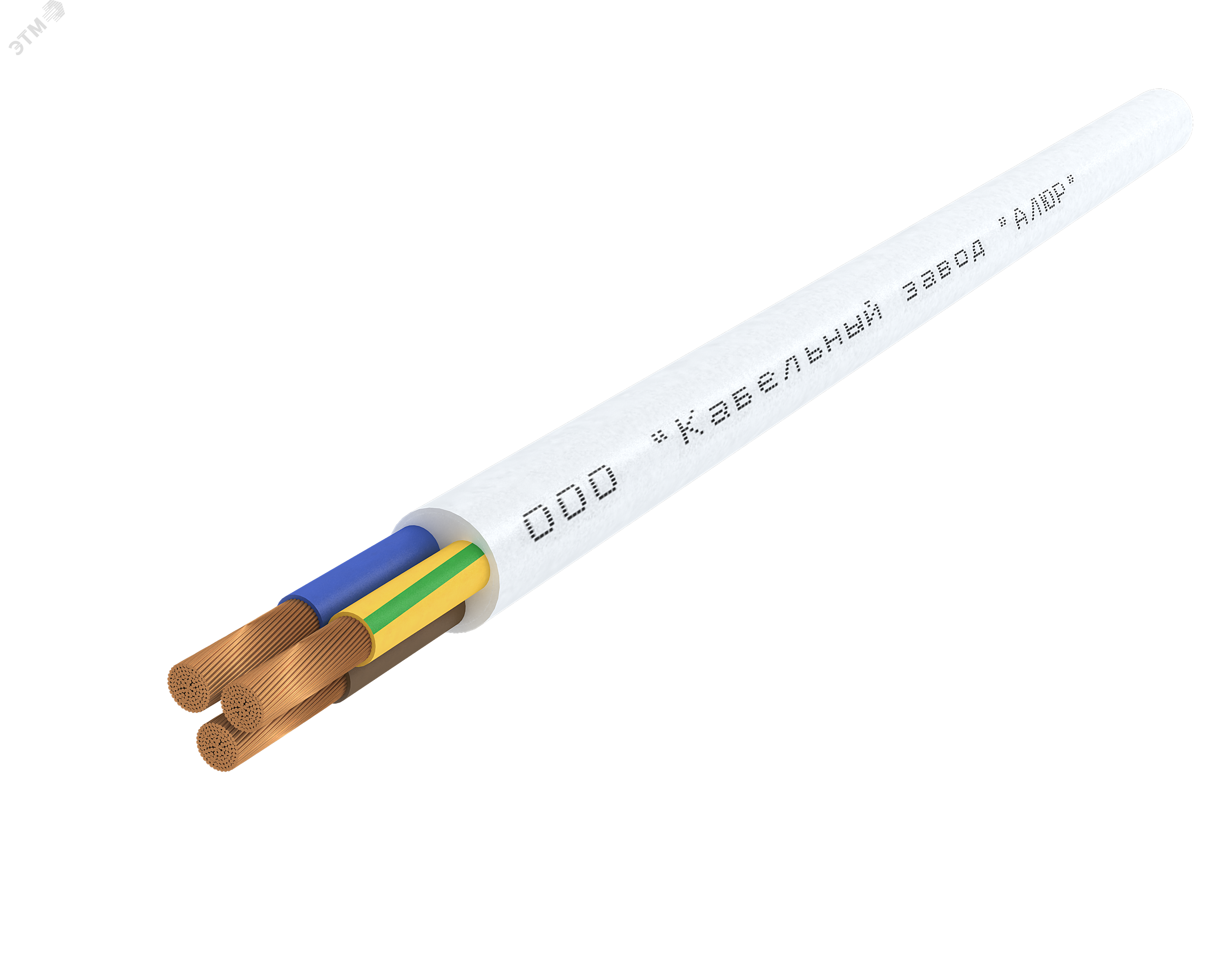 Провод ПВС  2х4+1x4 ТРТС 4004