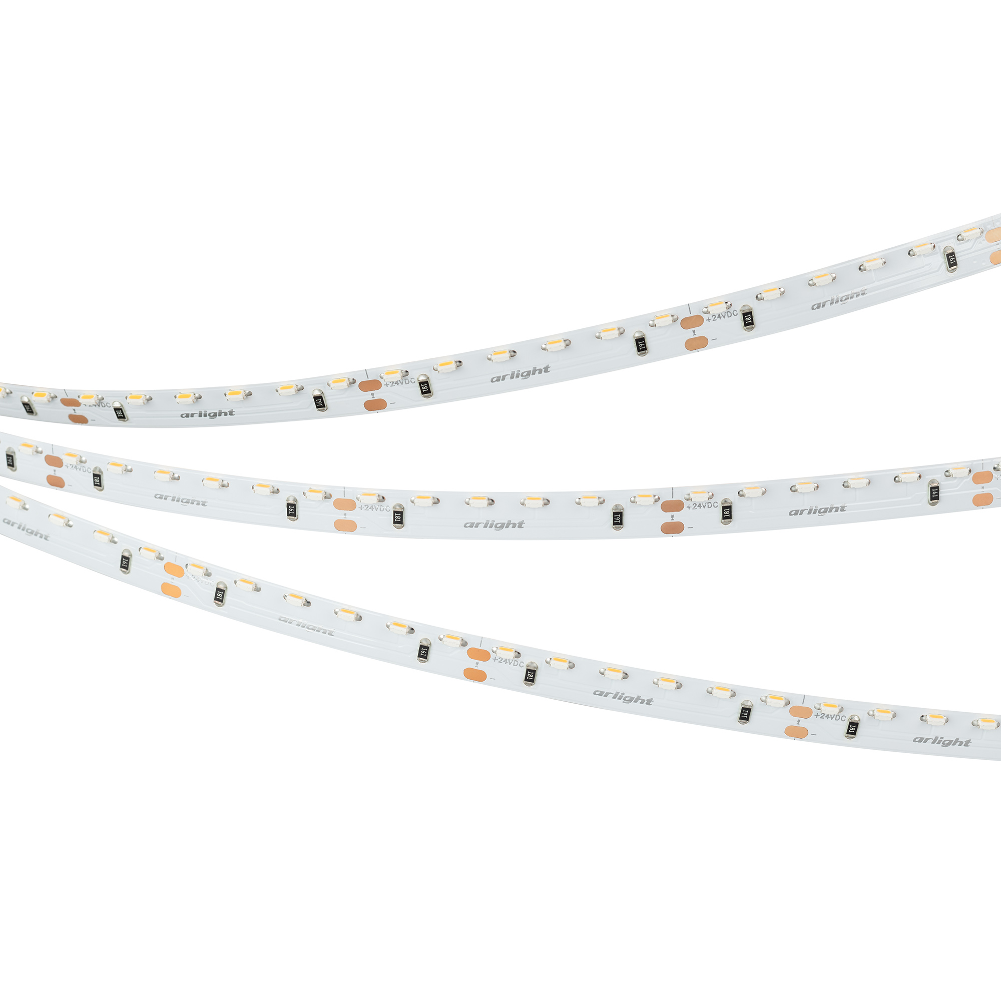 Лента RS-S120-8mm 24V Day5000 (9.6 W/m, IP20, 3014, 5m) 039426 - Светодиодная лента бокового свечения RS-S120, открытая IP20. Светодиоды 3014, 120 шт/м (600 шт на 5 м), белая плата, ширина 8 мм, скотч 3M. Цвет ДНЕВНОЙ 5000 K, цветопередача CRI>80 , угол 1