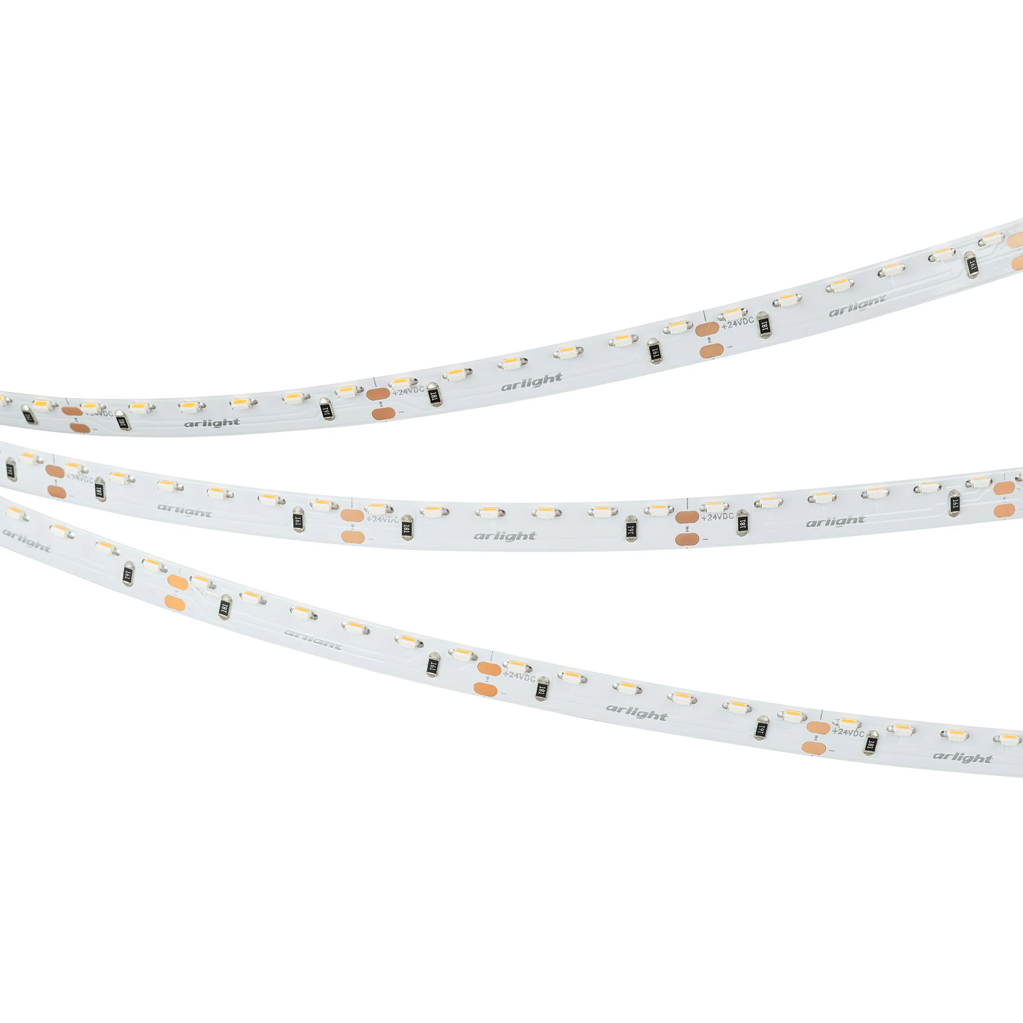 Лента RS-S120-8mm 24V Warm2700 (9.6 W/m, IP20, 3014, 5m) 039430 - Светодиодная лента бокового свечения RS-S120, открытая IP20. Светодиоды 3014, 120 шт/м (600 шт на 5 м), белая плата, ширина 8 мм, скотч 3M. Цвет ТЕПЛЫЙ 2700 K, цветопередача CRI>80 , угол 1