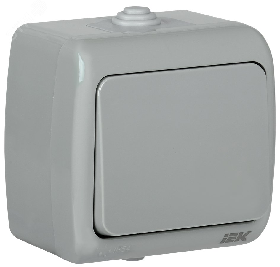 Выключатель 1-кл. 1п ОП Aquatic 10А IP54 ВС-20-1-0-А сер. EVA10-K03-10-54