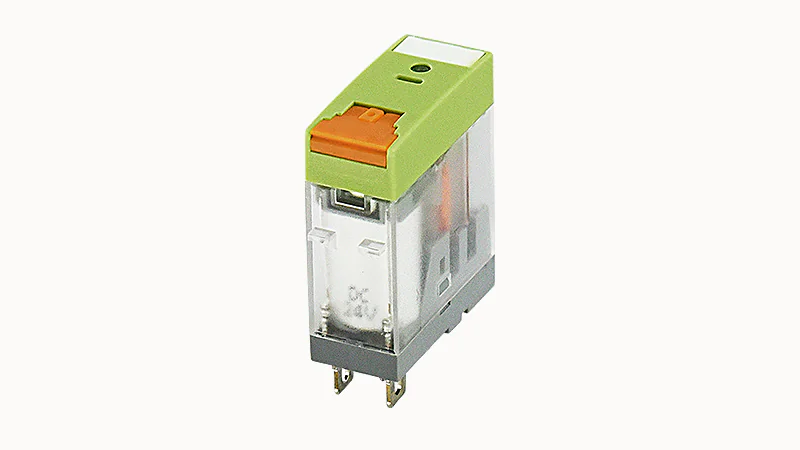 Реле без колодки DRPT-2C-LR-A12 - Реле, 2 группы переключающих контактов, 8A, 12AC, материал контактов: Ag, светодиод + тестовая кнопка