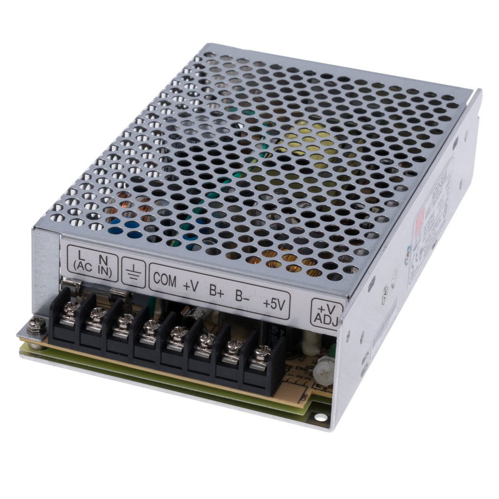 ADD-55B - AC-DC с зарядником, 55.12Вт, вход 88…264В AC, 47…63Гц /124…370В DC, выход 1: 27.6В/1.3A, выход 2: 5В/3A, выход 3: 26.5В/16A (зарядник), изоляция 3000В AC, в кожухе 159х97х38мм, -10…+60°С