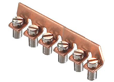 Соед. мостик VB WK 4-6 - Соединительная перемычка, винтовая, неизолированная, 6 полюсов, для клемм: WK 4/U; WK 4TKS, цвет: желтый