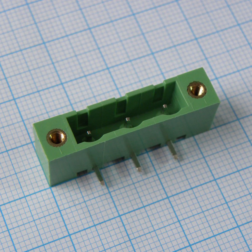 2EDGRM-7.62-03P-14-00A(H) - Разъемный клеммный блок на плату, 3 контакта. Серия 2EDGRM-7.62