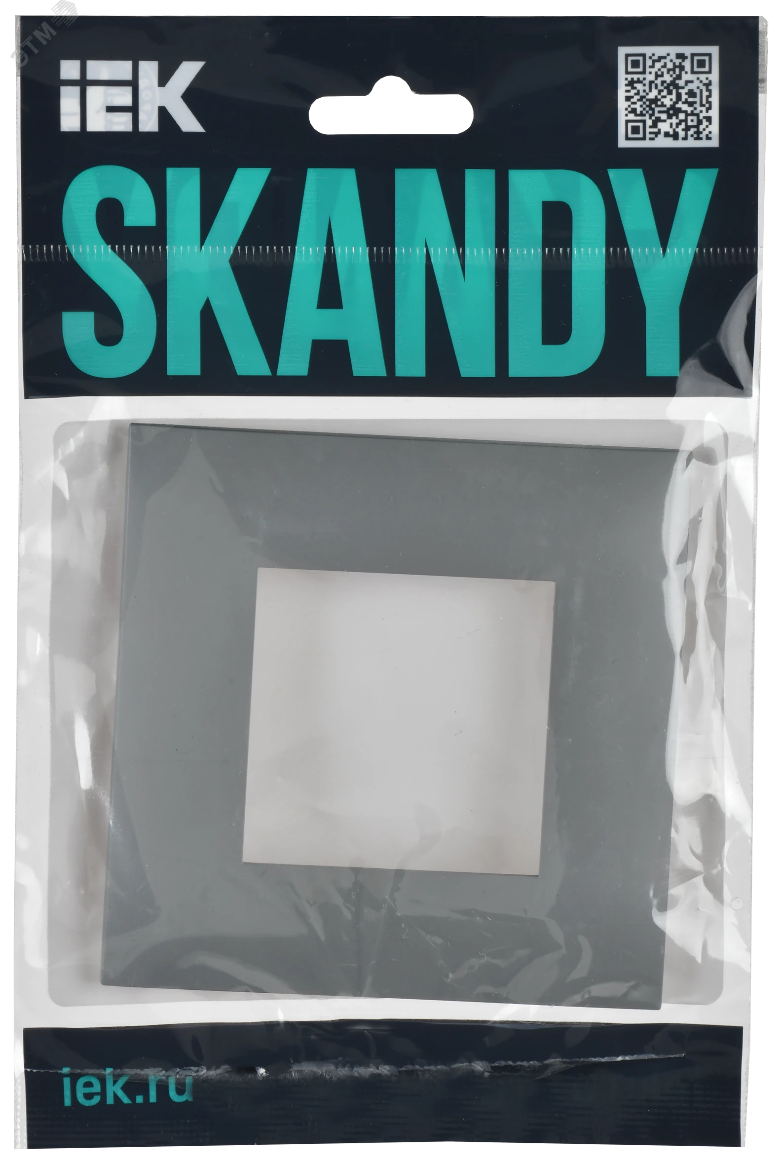 SKANDY Рамка 1-местная SK-F01Gr серый IEK SK-M12-K03