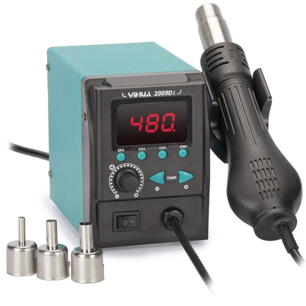 YIHUA 2009D-I - Термовоздушная паяльная станция 700Вт