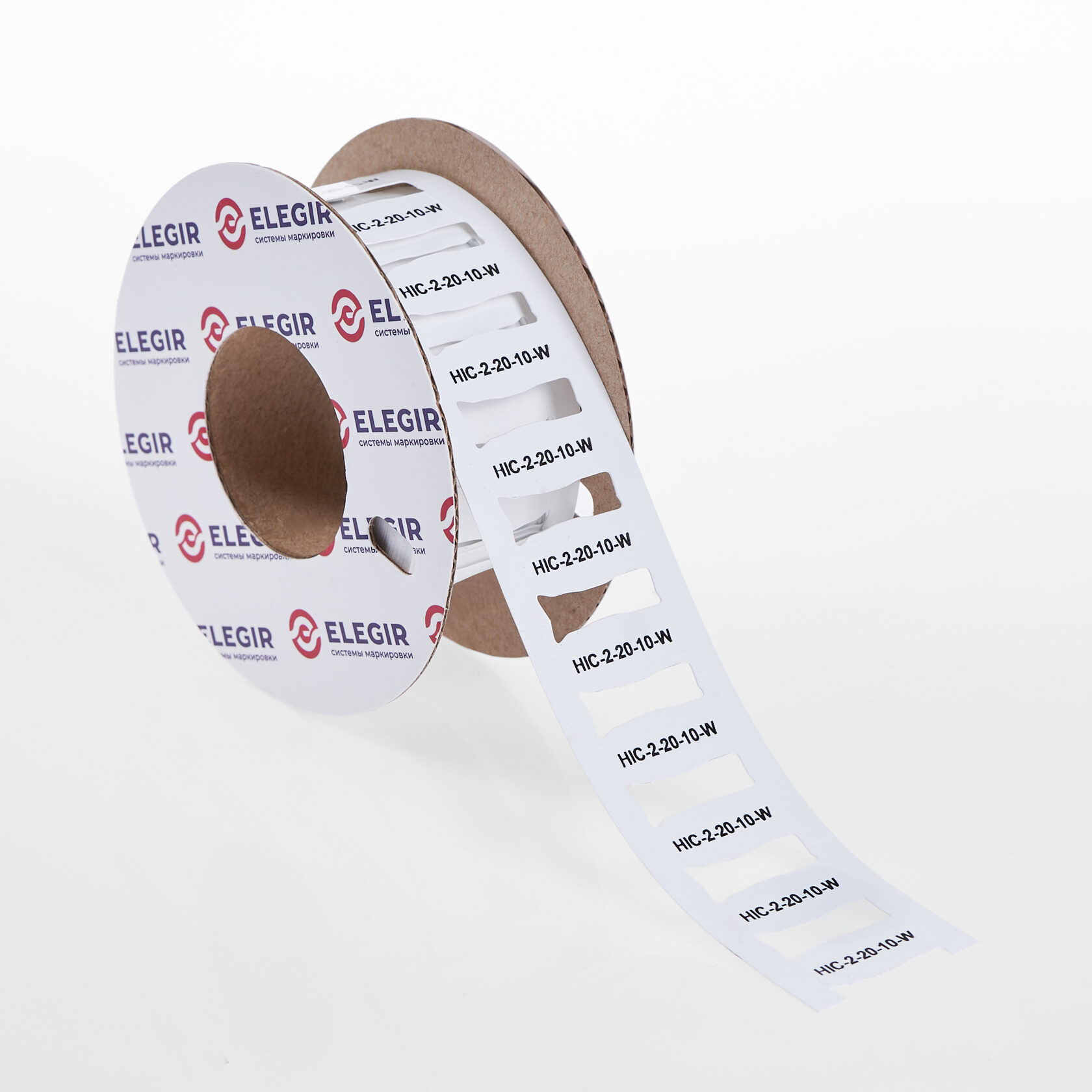 Маркер для контейнеров HIC-2-20-10-W - Маркер для конейнеров CHL, STC, DMP, высота 10 мм, длина 20 мм, цвет белый, для принтера: RT200, RT230, в упаковке 400 маркеров