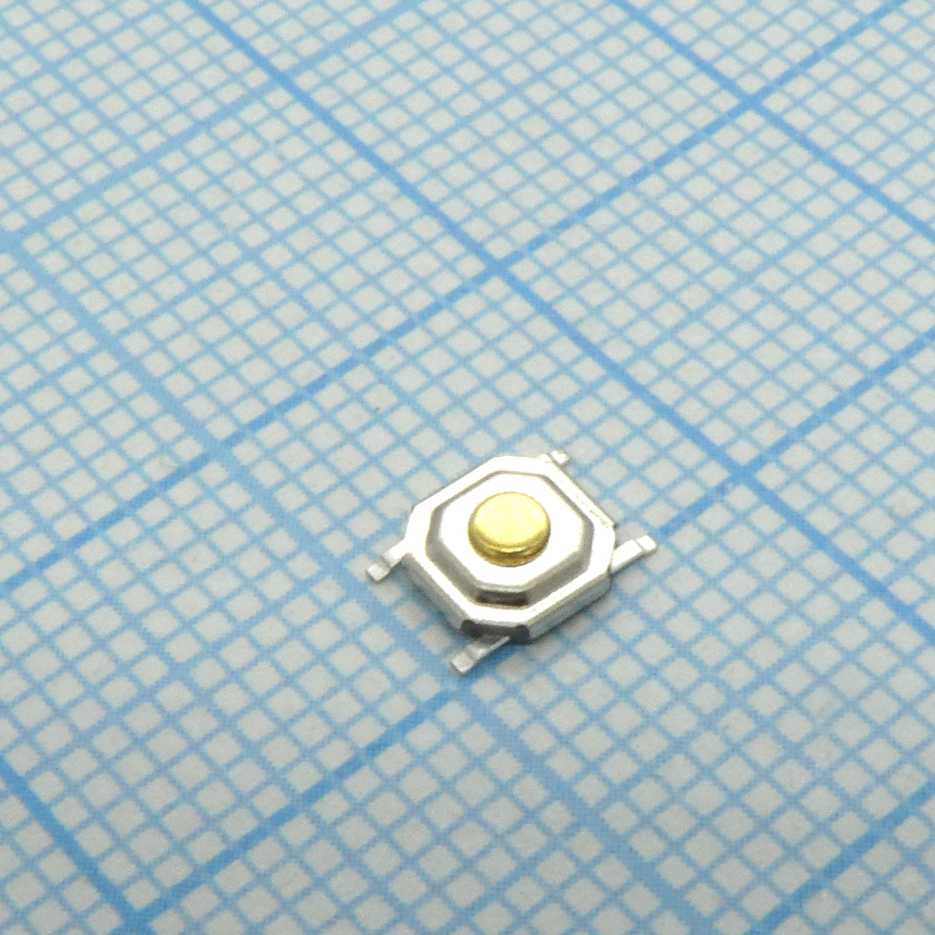 KAN0541-0163B (5.1х5.1х1.65) - Микрокнопка тактильная 5.1х5.1х1.65 мм