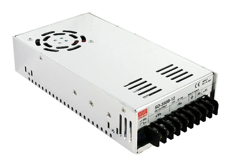 SD-350D-48 - DC-DC, 350Вт, Uвх=72…144В, Uвых=48В/7.3А, изоляция 1500В AC, рег.вых 43…53В, в кожухе 215х115х50мм, -20°С…+60°С