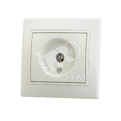 Розетка телевизионная оконечная TV СП Mira крем./крем. 701-0303-130