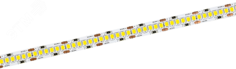 Лента светодиодная 5м SMD2835 240LED/м 22Вт/м IP20 ширина 10мм 24В холодный белый IEK LSR6-2-240-20-1-05