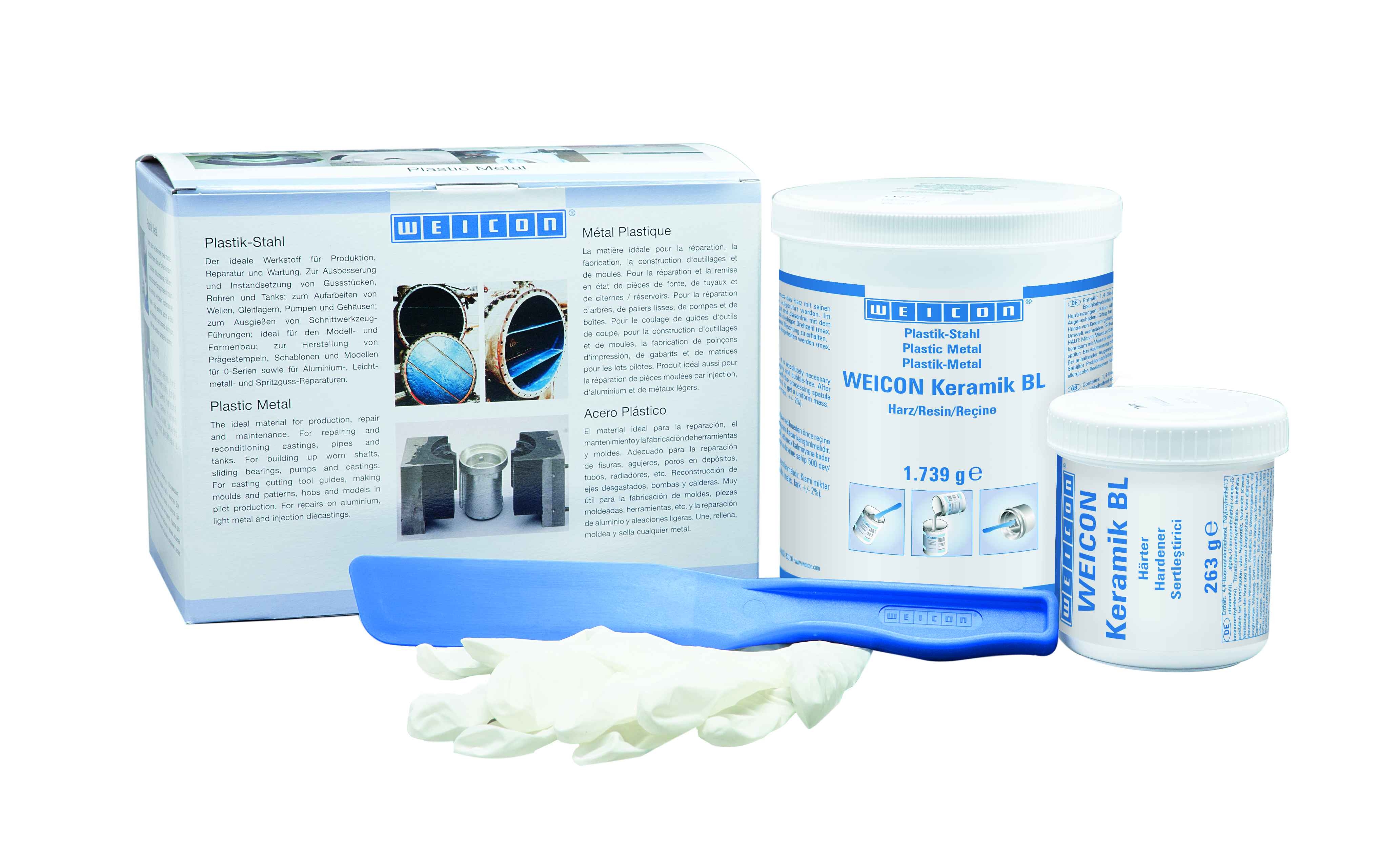 wcn10400020 - 10005233 WEICON Ceramic BL (2 кг) Эпоксидный композит жидкий, с керамическим наполнением, износоустойчивый