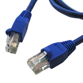 Патчкорд RJ45 1м синий - Патчкорд RJ45 1 м, синий