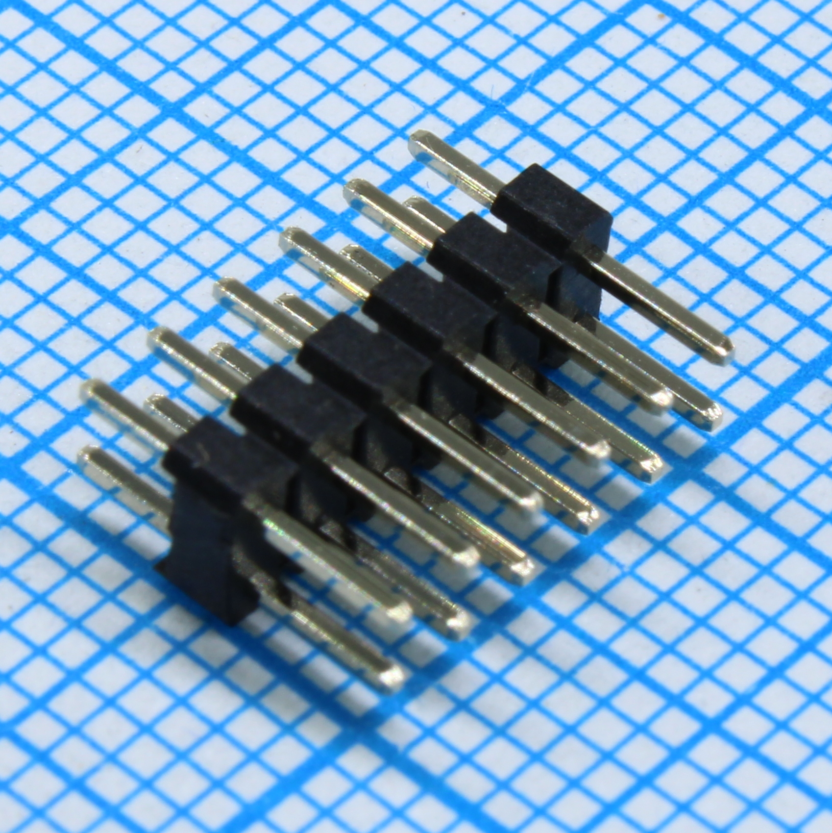 DS1025-05-2X6P8BV1-B - Вилка штыревая 2.0мм 2x6 прямая