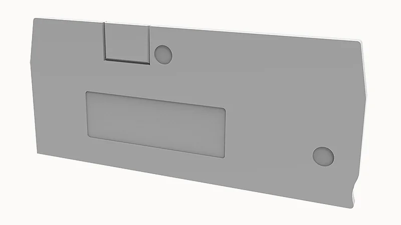 Торцевая крышка D-DS1.5-TW-01P-11 - Торцевая крышка, для клемм DS1.5-TW..., цвет: серый