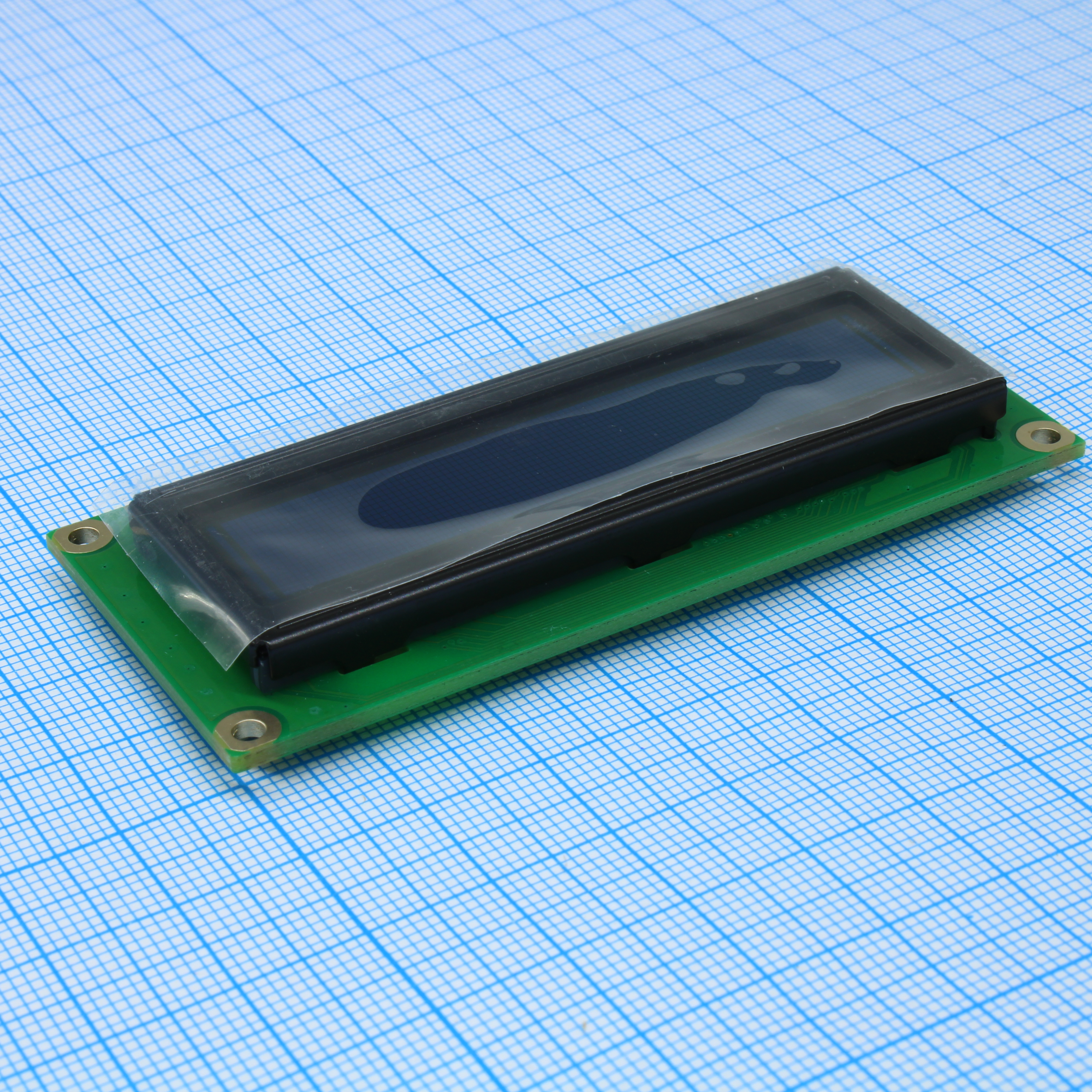 WEH001602ALPP5N10100 - OLED символьный 16x2 (1602A), желтый, 8-бит параллельный интерфейс 6800, питание 5В, -40...+80°С