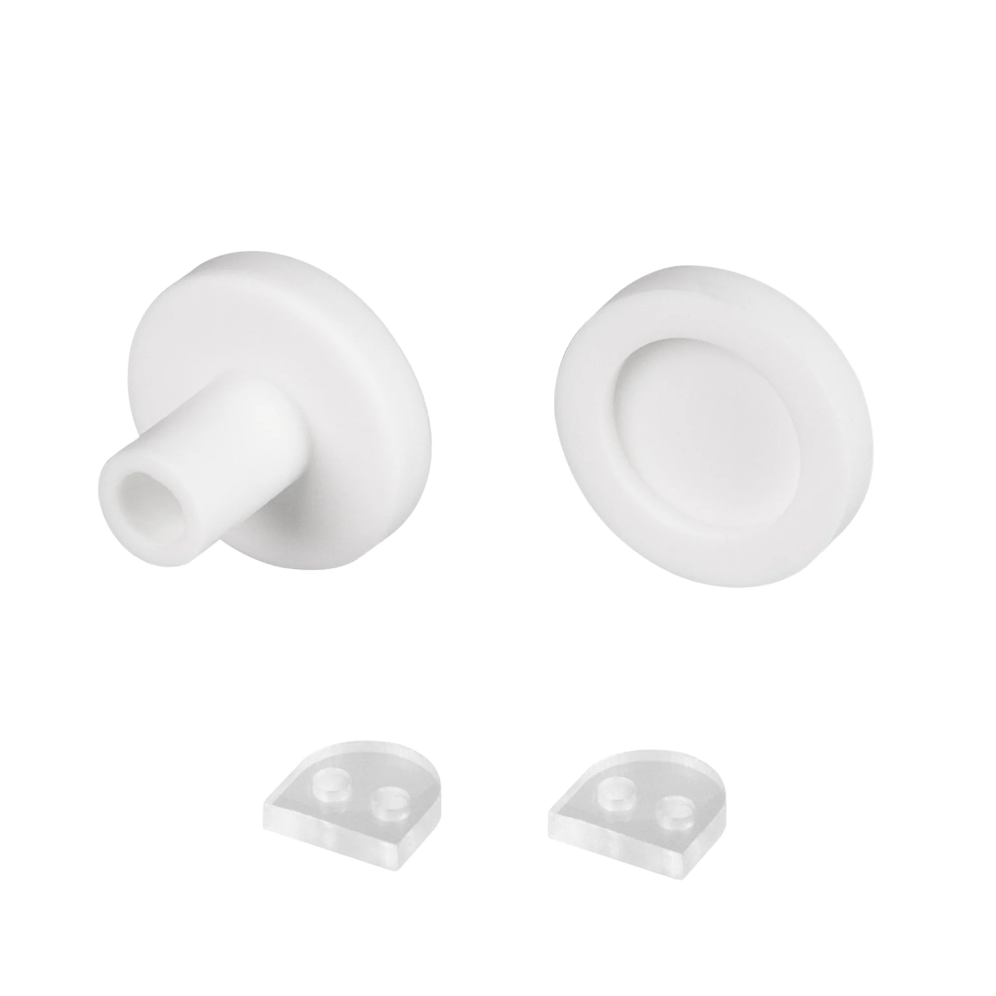 Заглушка ARL-MOONLIGHT-ROUND-18-CAP-SET-WH 038763 - Комплект пластиковых заглушек для гибкого неона MOONLIGHT ROUND, диаметром 18мм. В комплекте заглушка с выводом под кабель питания и глухая заглушка. Использовать с герметиком.