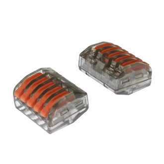 PCT-315 - Клеммник быстрозажимной 5-и контактный сечение 0.08-2.5 кв.мм