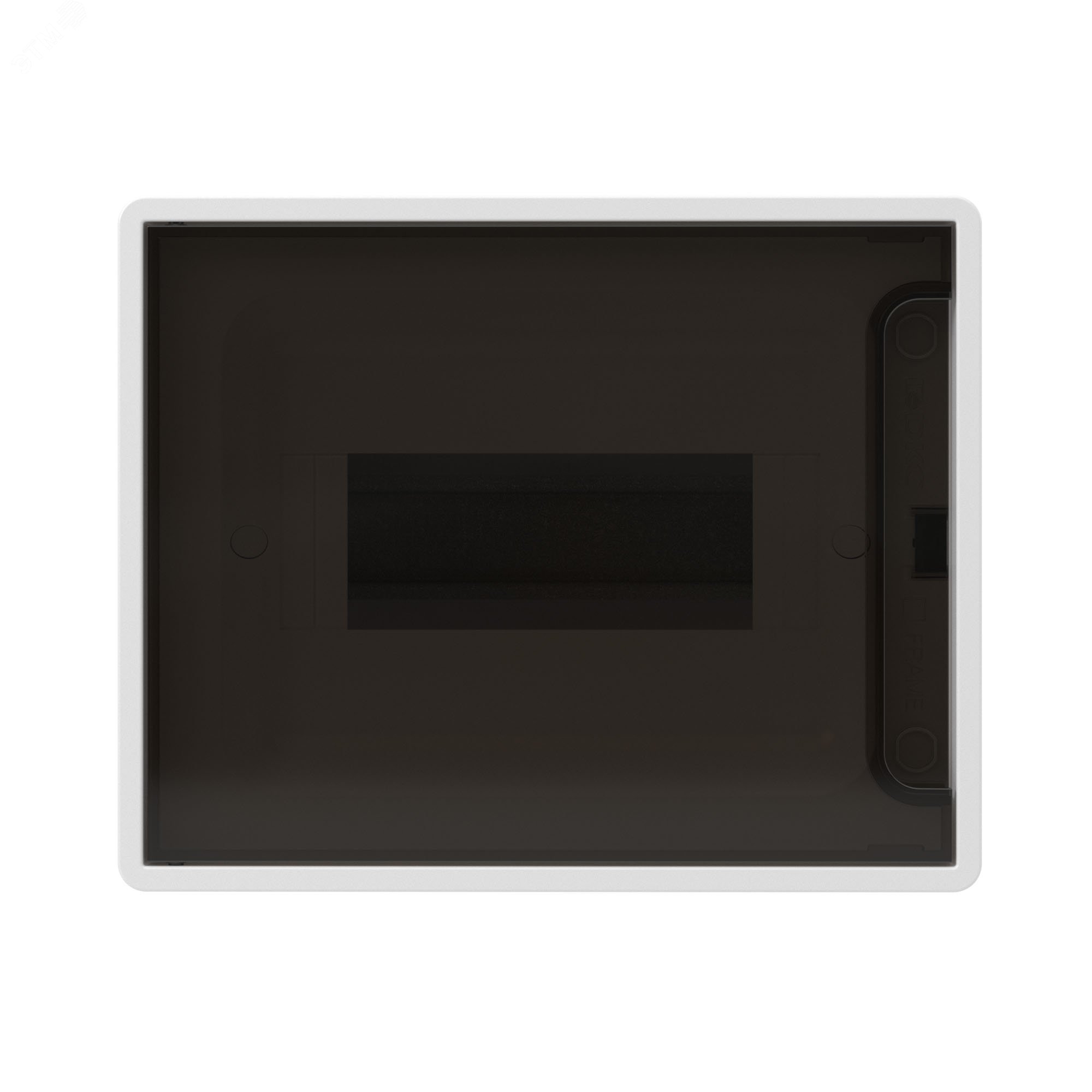 Щит 8 мод настенный, белый, с тонированной дверцей, с 1 шиной PEN на 8 отв. F08W1WD