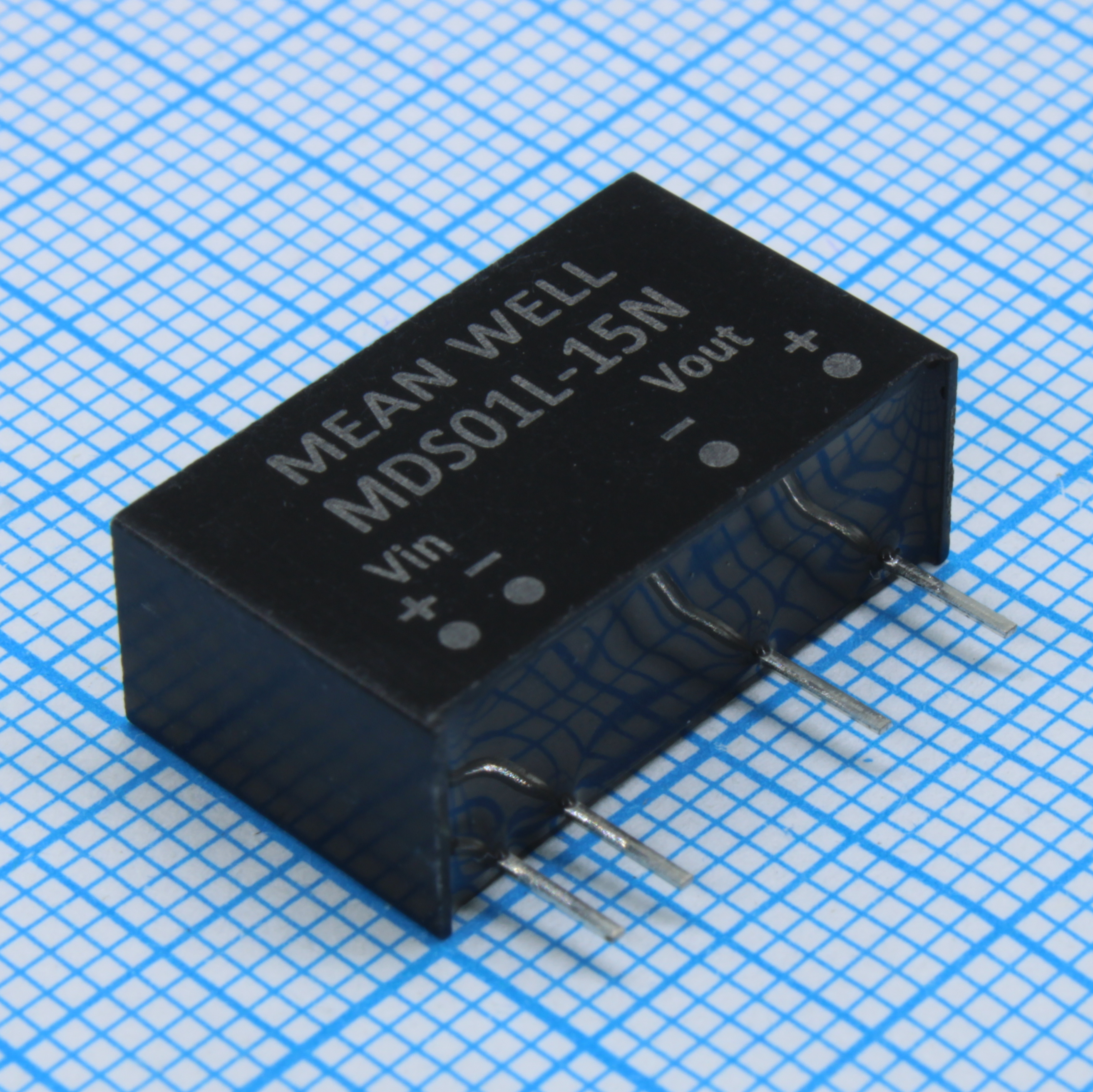 MDS01L-15N - Преобразователь DC/DC, 1Вт, вход 4.5…5.5В, выход 15В/7…67мА, изоляция 6000В DC, 1xMOPP/2xMOOP, SIP7, 19.7х7.1х11.5мм, -40°С…+95°С, Unregulated