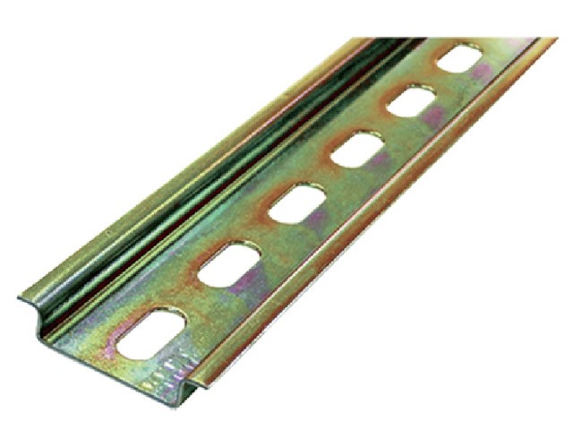 Монтажная рейка NS35/7.5 - Монтажная рейка, 35x7.5 мм., перфарированная, сталь
