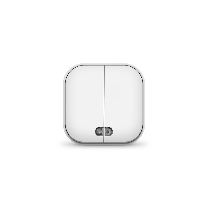 Выключатель двухклавишный с подсветкой серия IONICH, о/у, 10А, 220В, белый (еврослот) 1414