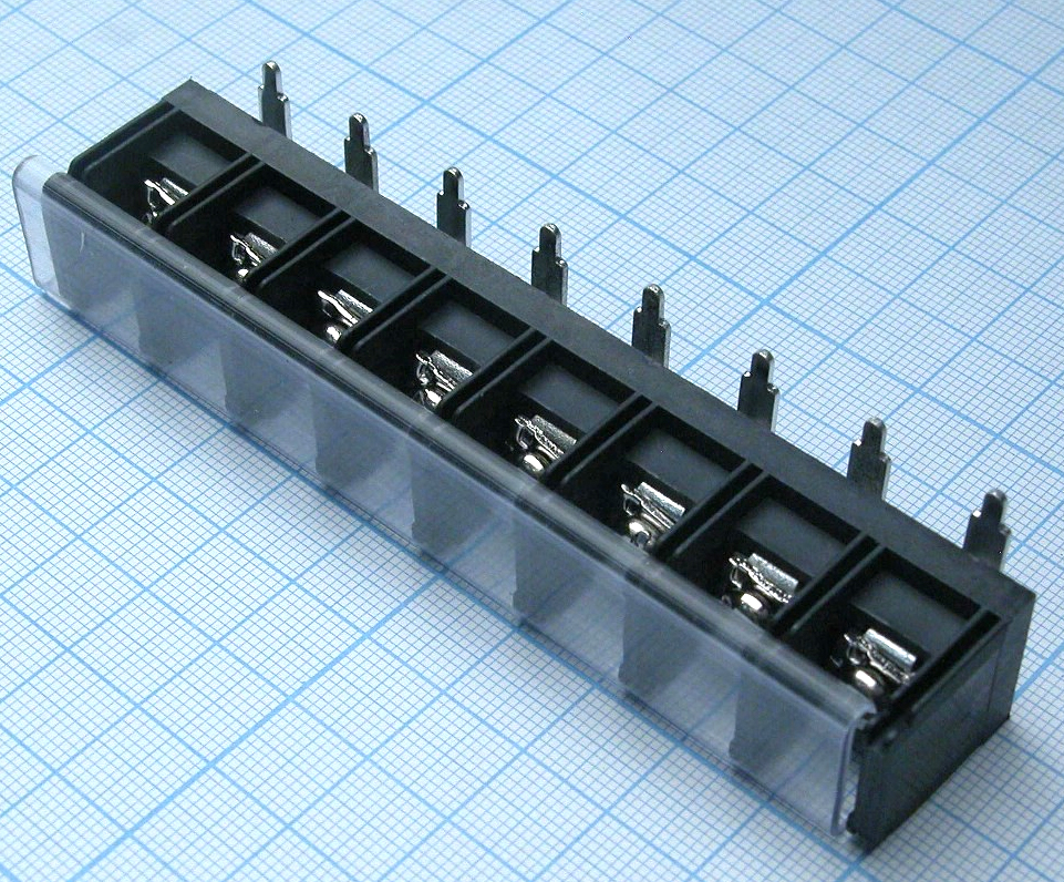 DG78R-B-08P-13-00A(H) - Барьерный клеммный блок 8 контактов. Серия DG78R-B