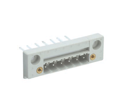 Вилка Wiecon 8213 S / 6 DFWW M - Вилочный разъем, в панель, с монтажными фланцами шаг 5,08 мм, 6 полюсов, номинальное сечение: 1 мм кв., фиксация провода пайкой, 400V, 6,5А, с маркировкой, цвет: серый, серия 8213 DFWW Вилка Wiecon 8213 S / 6 DFWW M - Вилочный разъем, в панель, с монтажными фланцами шаг 5,08 мм, 6 полюсов, номинальное сечение: 1 мм кв., фиксация провода пайкой, 400V, 6,5А, с маркировкой, цвет: серый, серия 8213 DFWW