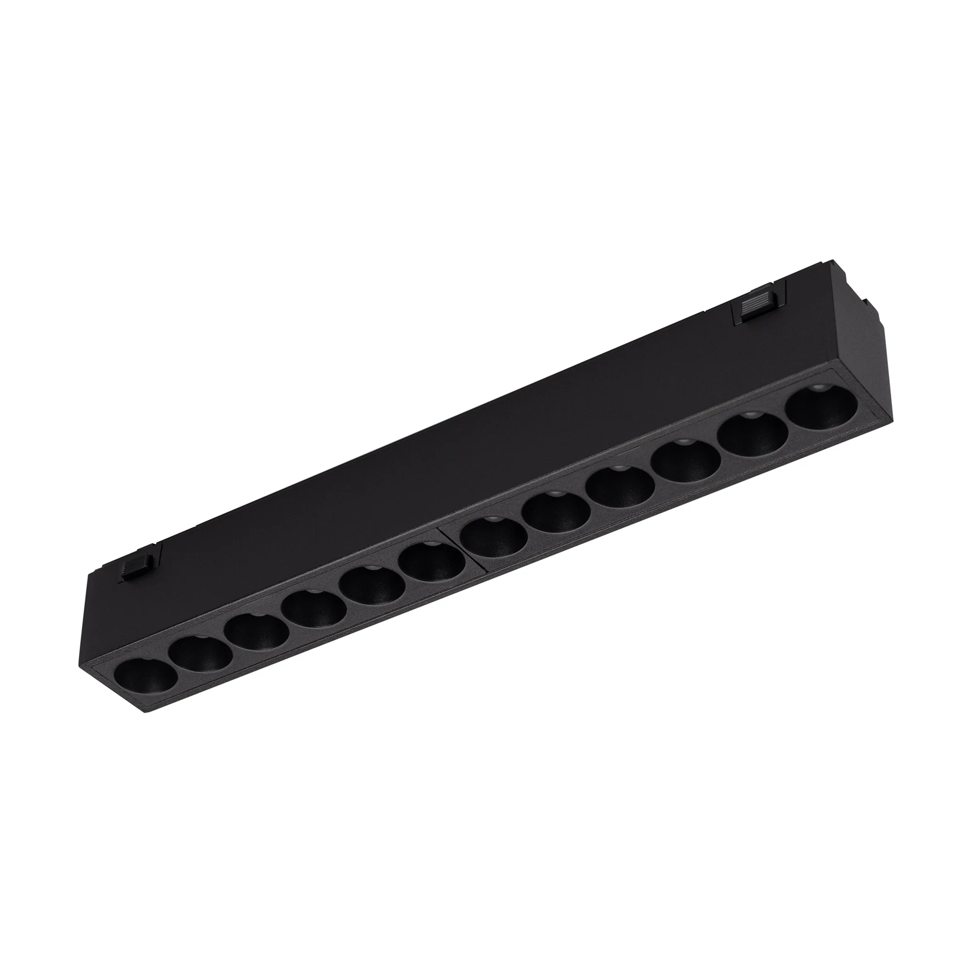 Светильник MAG-VIBE-LASER-L197-12W Day4000-MIX (BK, 24 deg, 48V, DALI) 044419 - Светильник для магнитных треков MAG-VIBE с управлением DALI и изменяемой цветовой температурой. Мощность 12 Вт, св. поток 890-935 лм, 74-78 лм/Вт, изменяемая цветовая температ