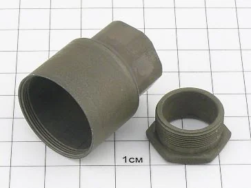 Кожух РС50ТВ со штуцером чёрный