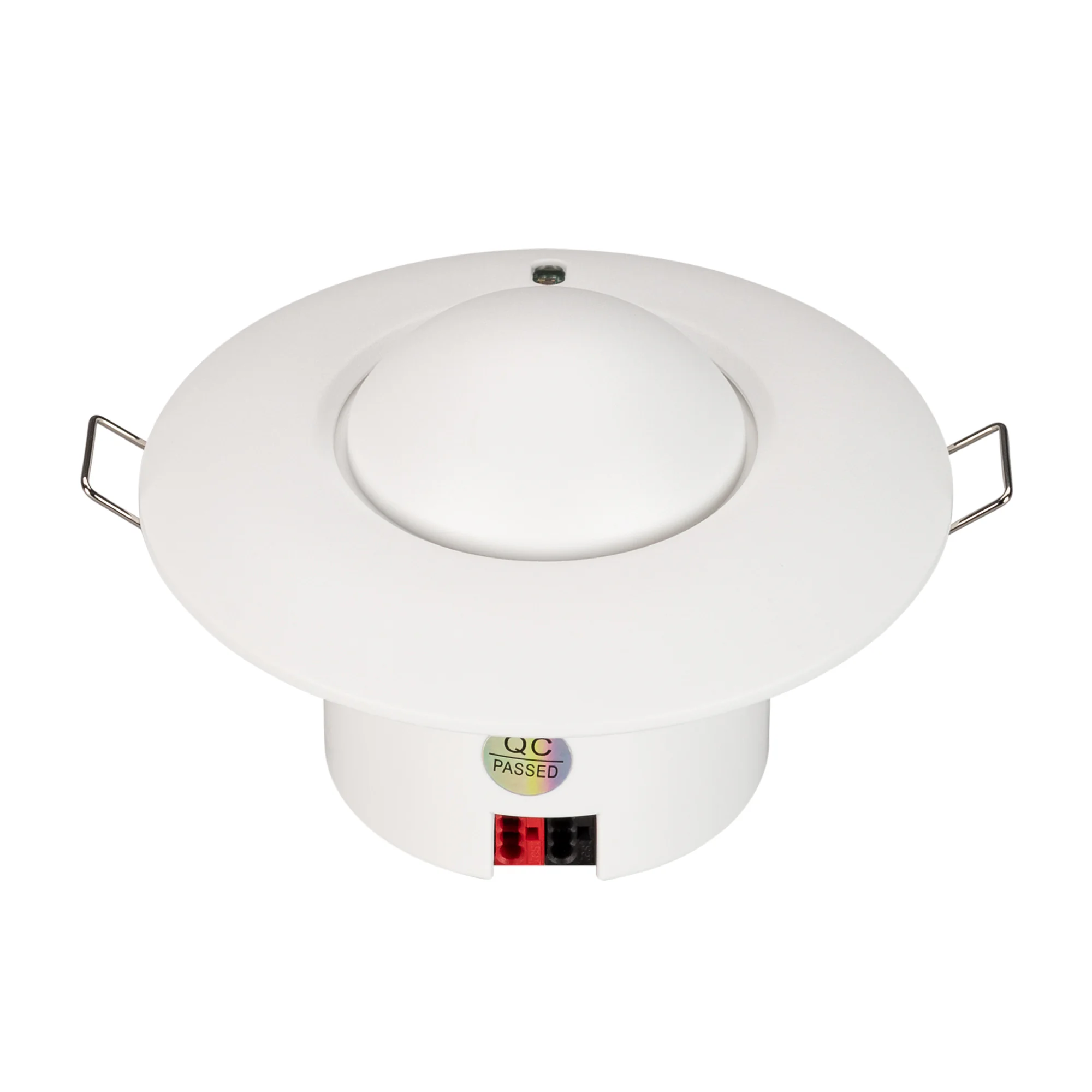 INTELLIGENT ARLIGHT Датчик присутствия KNX-301-022-IN (BUS, MW) 038409 - Микроволновый датчик присутствия KNX. Встроенные датчики освещенности и температуры. Питание от шины KNX DC 21-30V. Размер 59хO93 мм. Размер утапливаемой части 38хO52