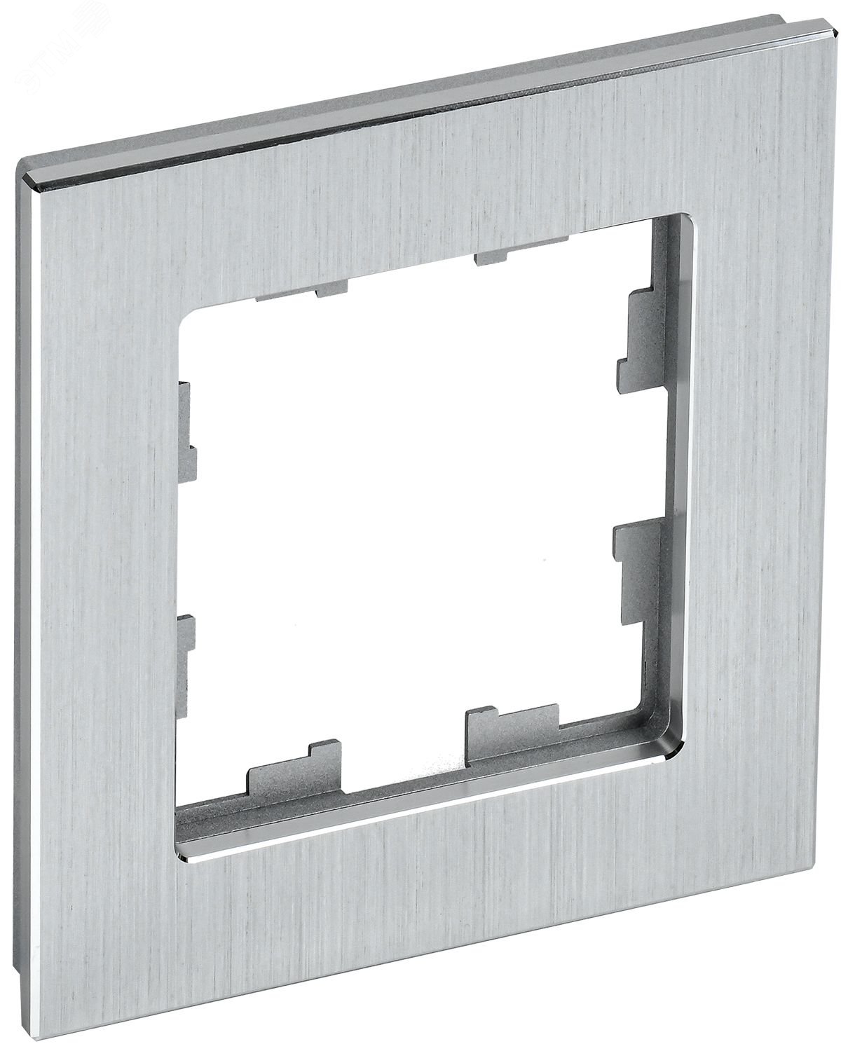 Рамка 1-м BRITE РУ-1-1-БрА металл алюм. BR-M12-M-K47