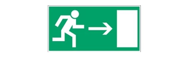 gws223639 - PIC 359, Эвакуационные знаки, 400*200 мм, B-7538(полиэстер), 1 шт