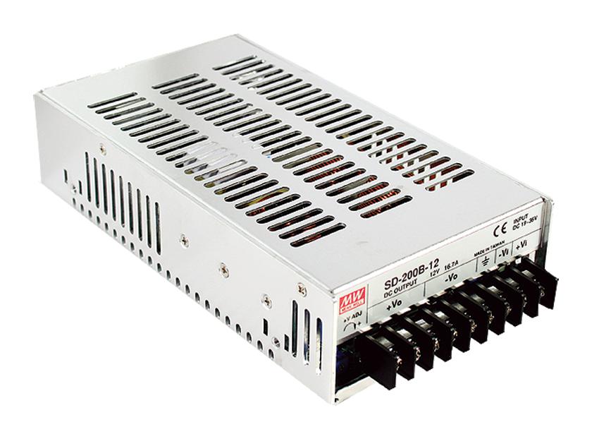 SD-200C-12 - DC/DC-Conv 36-72V:12V 16,7A 200W